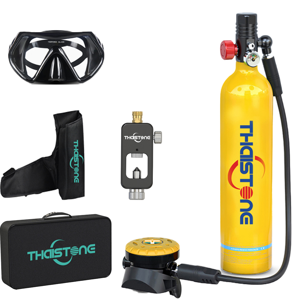 Marine Aquarium Equipment - THAISTONE-1L Taşınabilir Tüplü Dalış Tankı Sualtı
