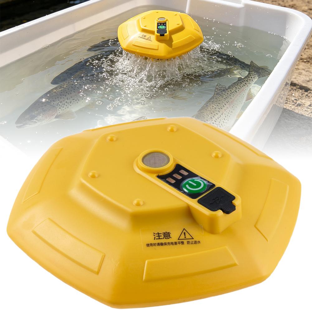 Marine Aquarium Equipment - Taşınabilir Yüzen Balık Tankı Oksijen Pompası,