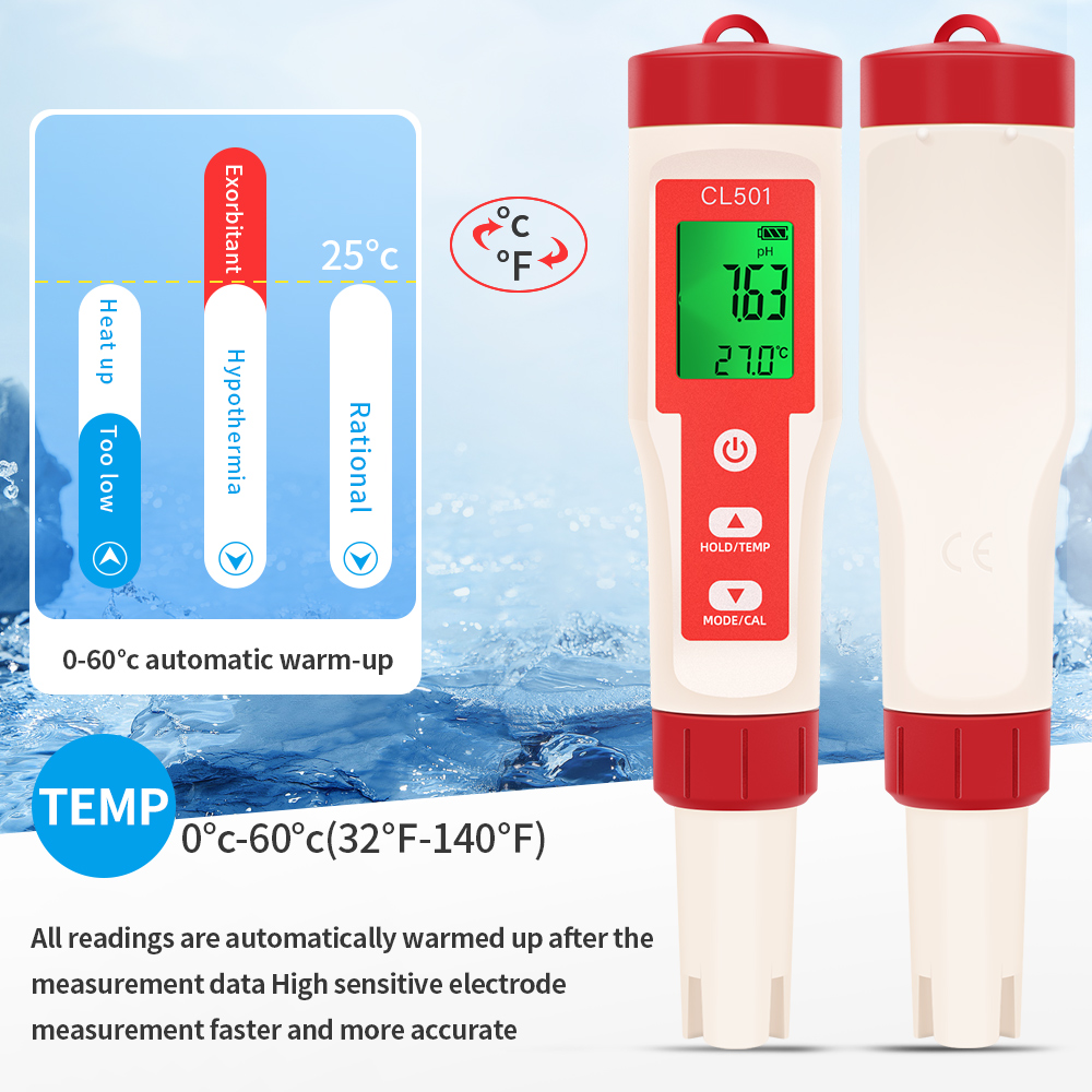 PH/CL2/H2/ORP/Sıcaklık Ölçer K - Marine Aquarium Water Analyzer incelemesi ve fiyatı