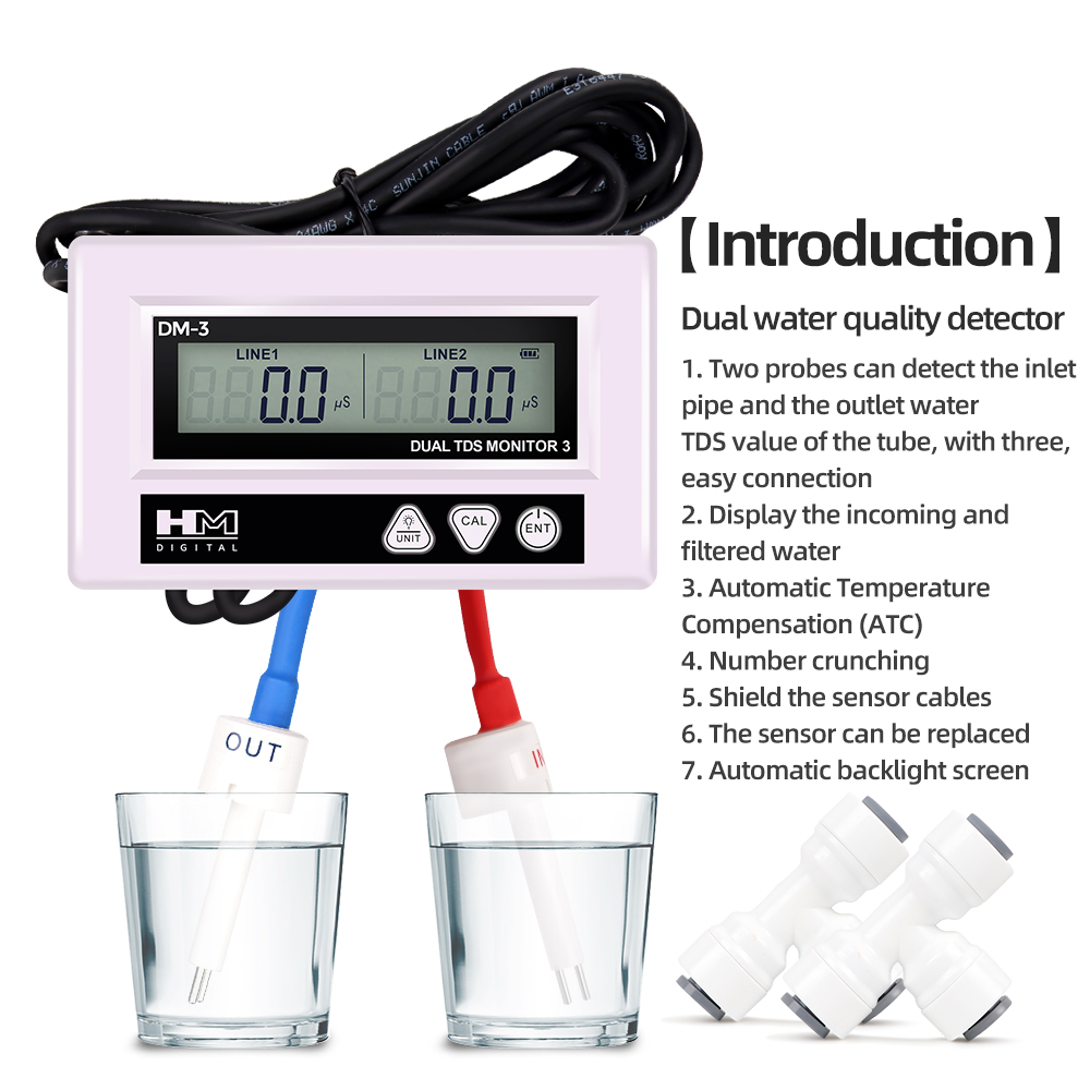 HM DM3 Online TDS EC su kalite - Marine Aquarium Water Analyzer incelemesi ve fiyatı