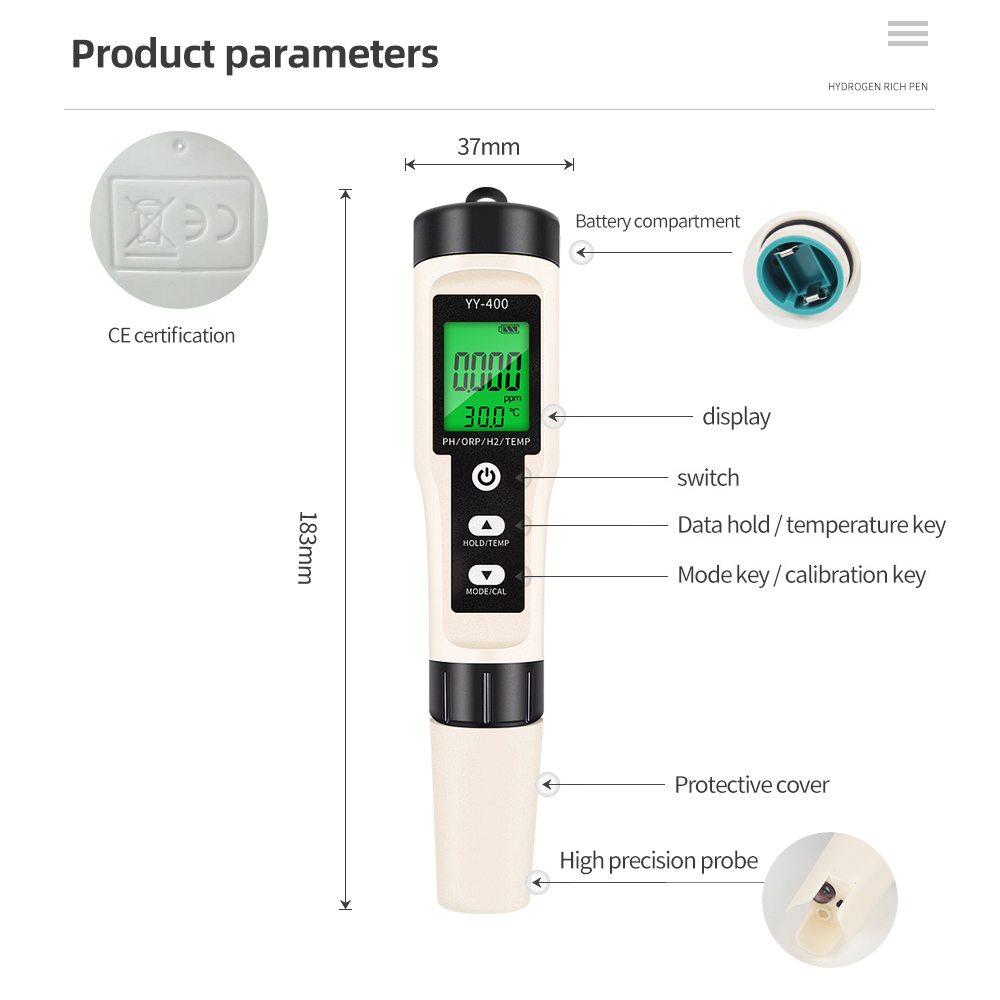 4/3/2 in1 Isteğe Bağlı PH ORP  - Marine Aquarium Water Analyzer incelemesi ve fiyatı