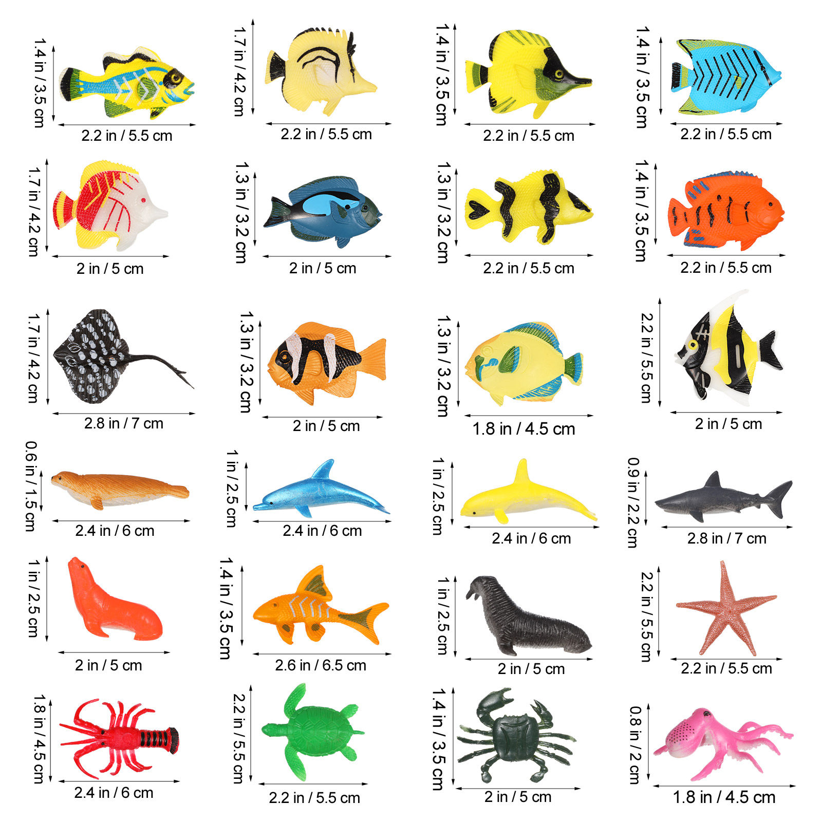1 Set Tropikal Balık Figürleri - Marine Aquarium Live incelemesi ve fiyatı