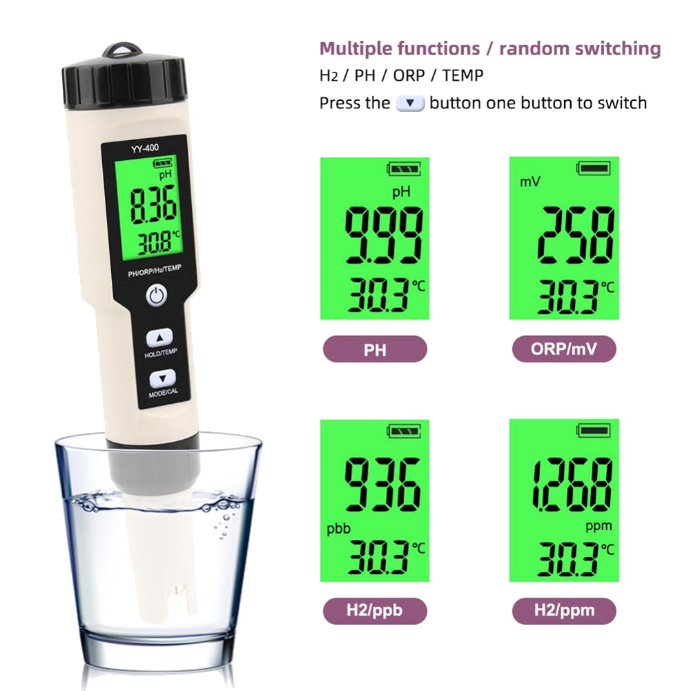 4 in 1 YY-400 PH/ORP/H2 & TEM  - Marine Aquarium Water Analyzer incelemesi ve fiyatı