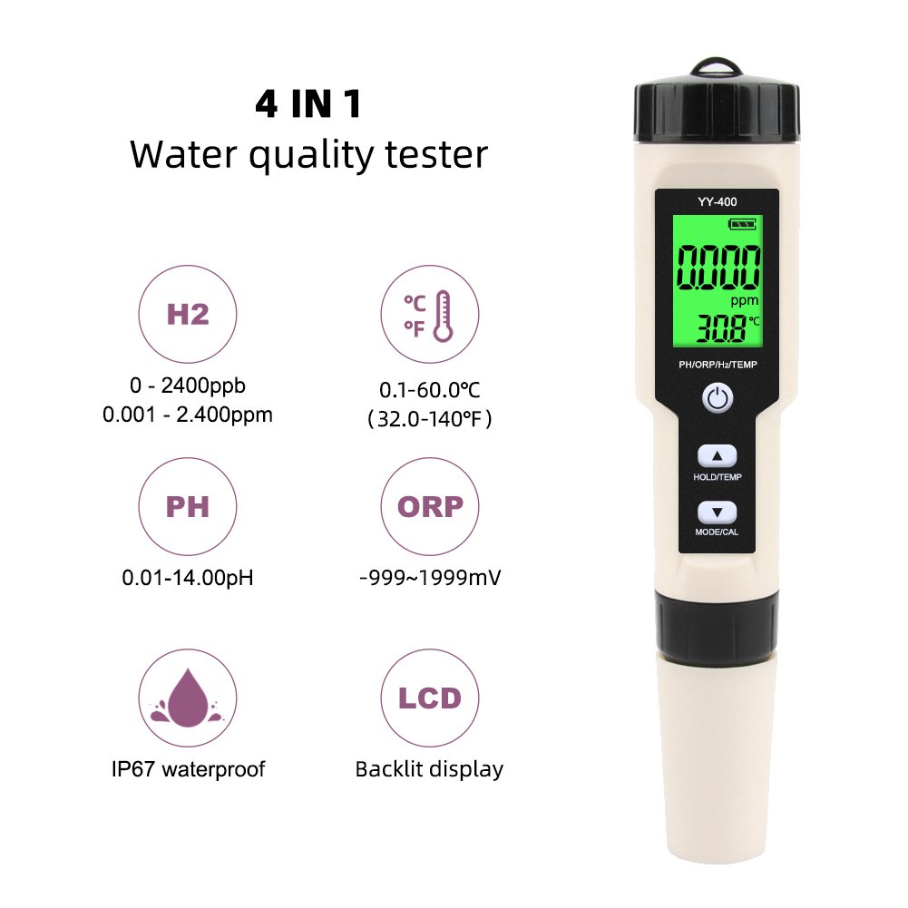4 in 1 YY-400 PH/ORP/H2 & TEM  - Marine Aquarium Water Analyzer incelemesi ve fiyatı
